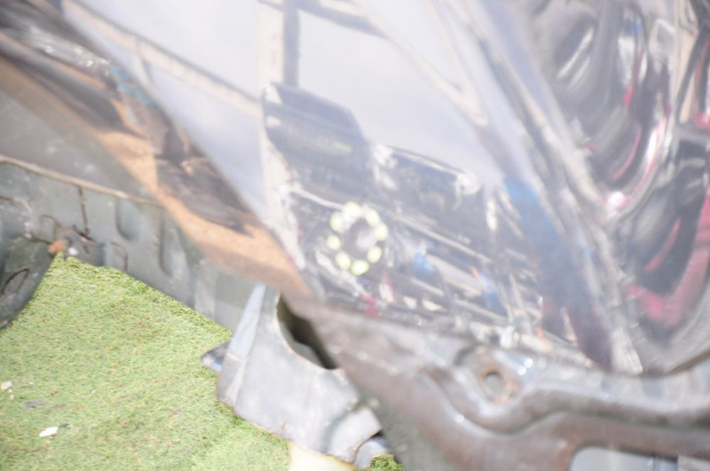 Quarter wing rear left Chevrolet Equinox 10-17 black, butt