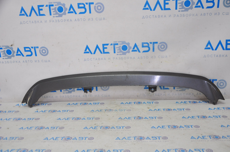 Front bumper lip central Ford Focus mk3 15-17 rest Sport, graphite, cracked crepe, scratches