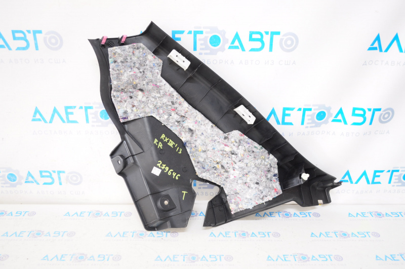 Rear pillar trim lower right Lexus RX350 RX450h 10-15 black, scratches