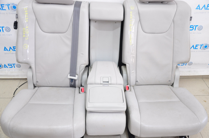 Rear row of seats 2 row Lexus RX350 RX450h 10-12 leather gray