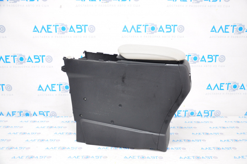 Console central armrest Lexus RX350 RX450h 10-10 black with gray, scratch, cracks on leather