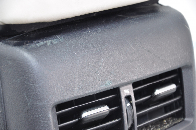Console central armrest Lexus RX350 RX450h 10-10 black with gray, scratch, cracks on leather