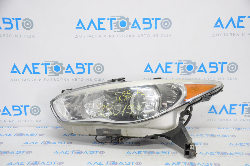 Headlight front left naked Infiniti JX35 QX60 13-15 prerest, xenon