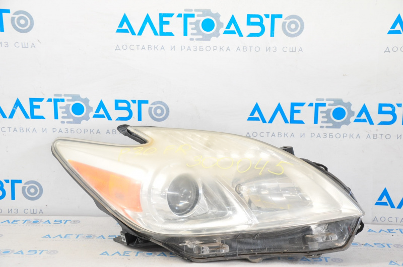 Headlight front right Toyota Prius 30 13-15 bare rest halogen, for polishing