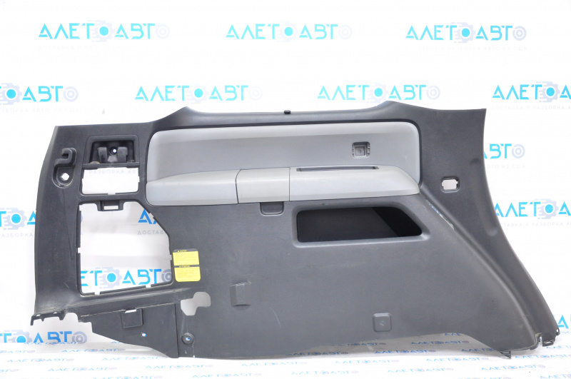 Left arch trim Toyota Sequoia 08-11 black with gray, scratches, without plugs
