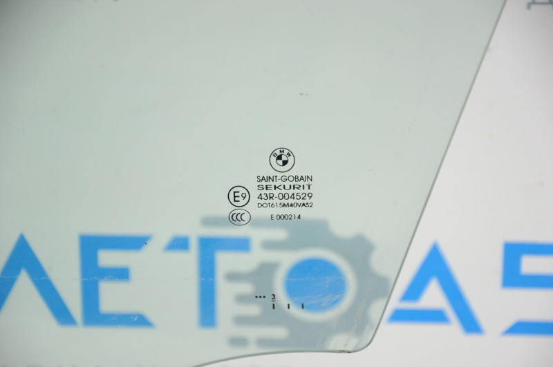 Front left door glass BMW X3 F25 11-17