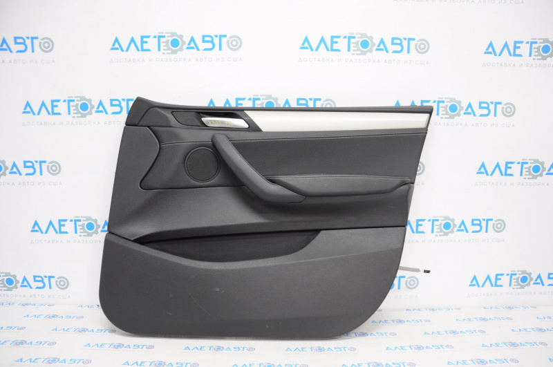 Door trim card front right BMW X3 F25 11-17 leather, black