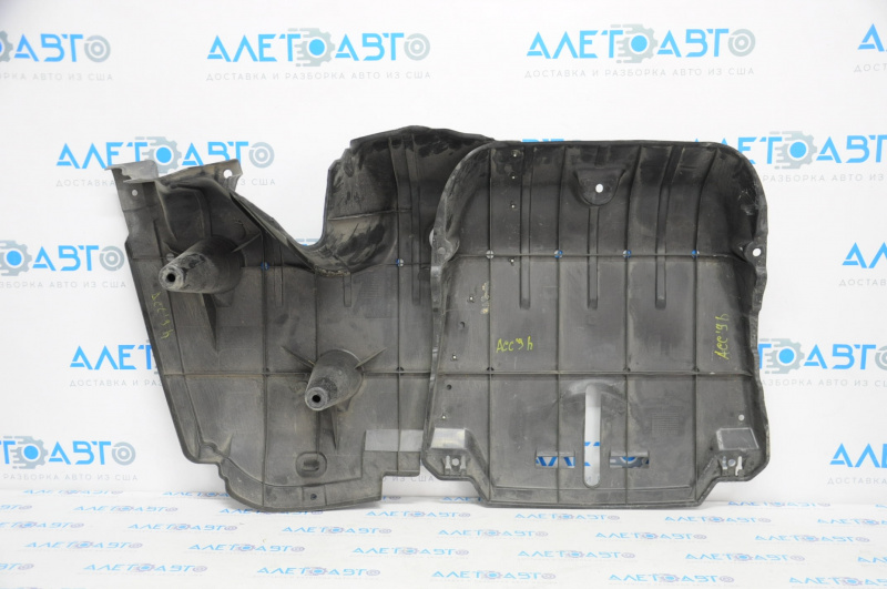 Rear bumper protection Honda Accord 13-15 prerest hybrid