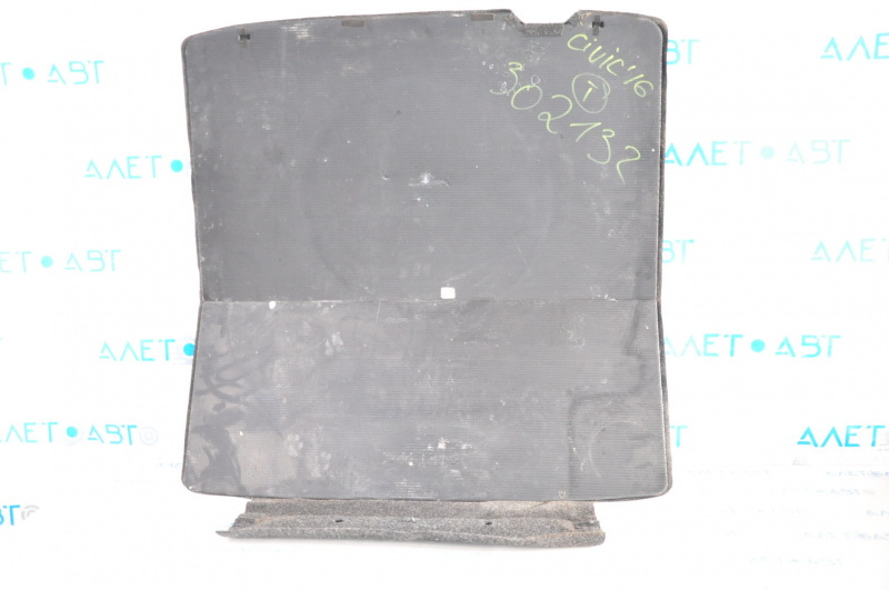 Trunk floor Honda Civic X FC 16-20 4d cloth, black, for cleaning