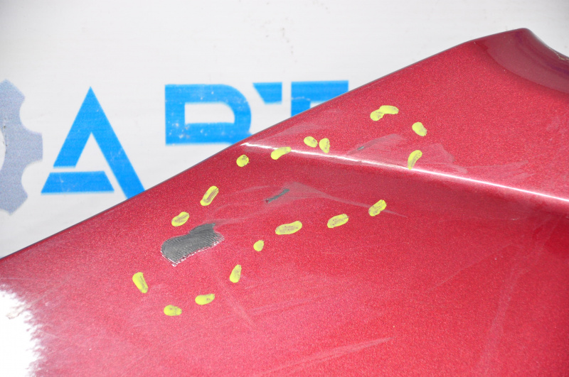 Rear bumper bare left fang Jeep Cherokee KL 14-18 red, scratch
