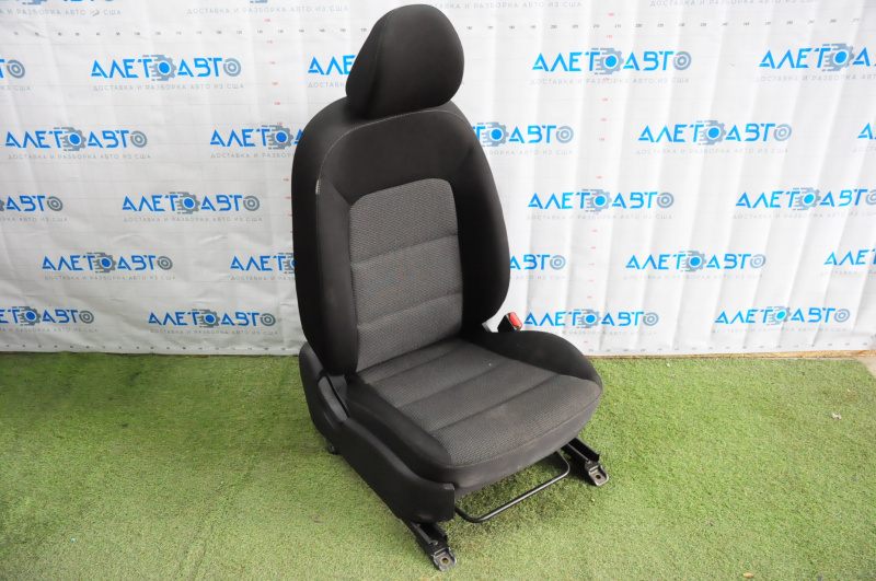 Passenger seat Kia Forte 4d 17-18 without airbag, fur, cloth, black