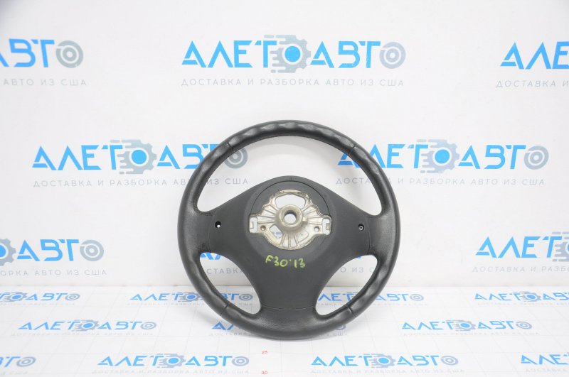 Naked steering wheel BMW 3 F30 12-18 leather black without heating