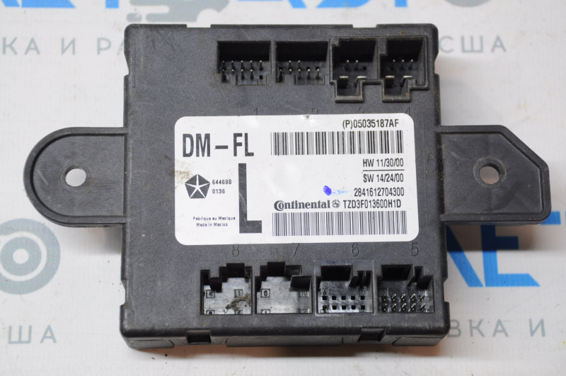 Front Left Door Computer Dodge Challenger 09-19