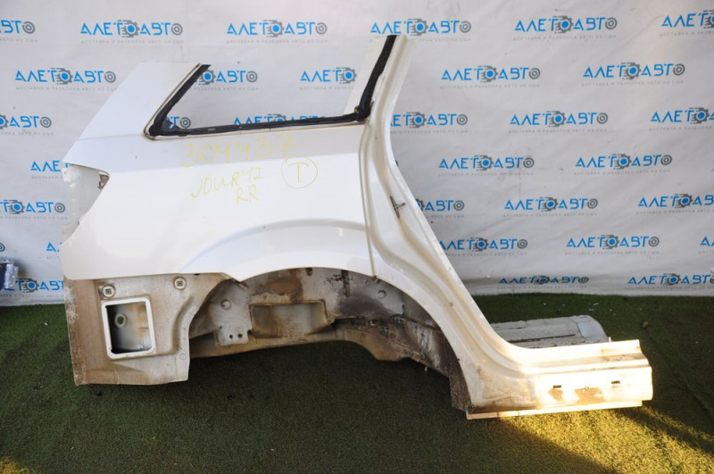 Quarter wing rear right Dodge Journey 11-20 white PWH, dent