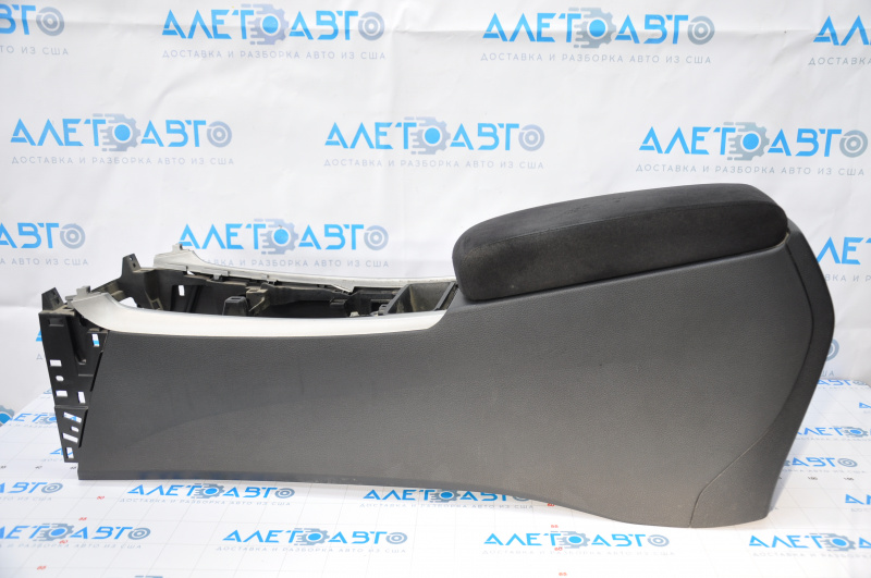 Console central armrest Nissan Altima 13-18 cloth black, scratches
