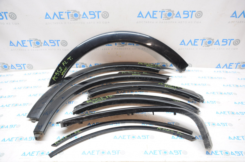 Set of extensions Porsche Cayenne 11-17 8pcs without rear right corner