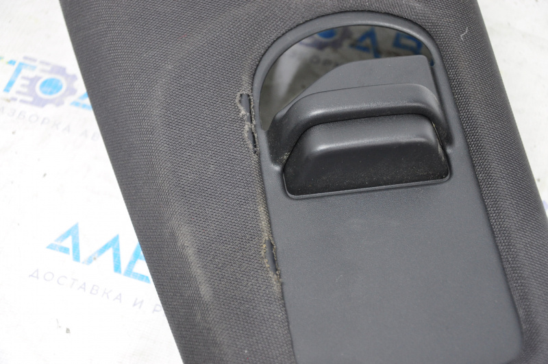 Upper center pillar trim belt left Mercedes CLA 14-19 black, fabric tear, broken fastener