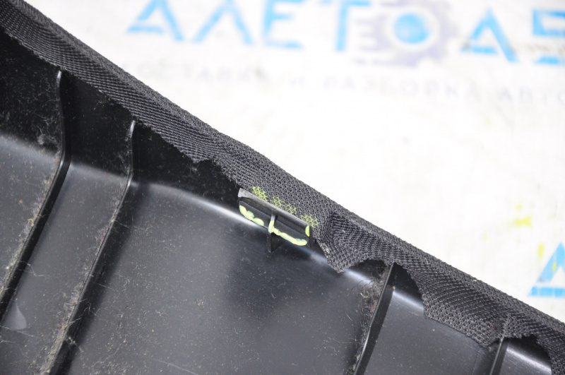 Upper center pillar trim belt left Mercedes CLA 14-19 black, fabric tear, broken fastener