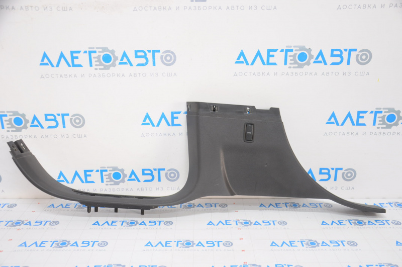 Door sill trim rear left Porsche Cayenne 958 11-14 black, scratches