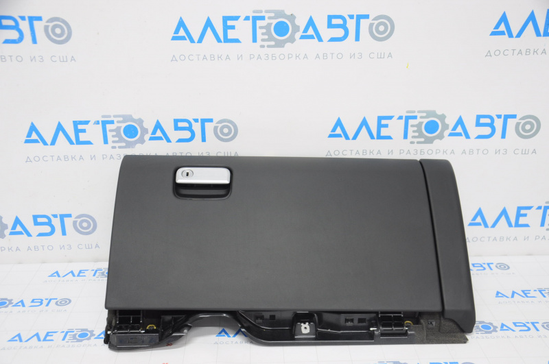 Glove box, glove compartment Porsche Cayenne 958 11-17 leather, black, scratches