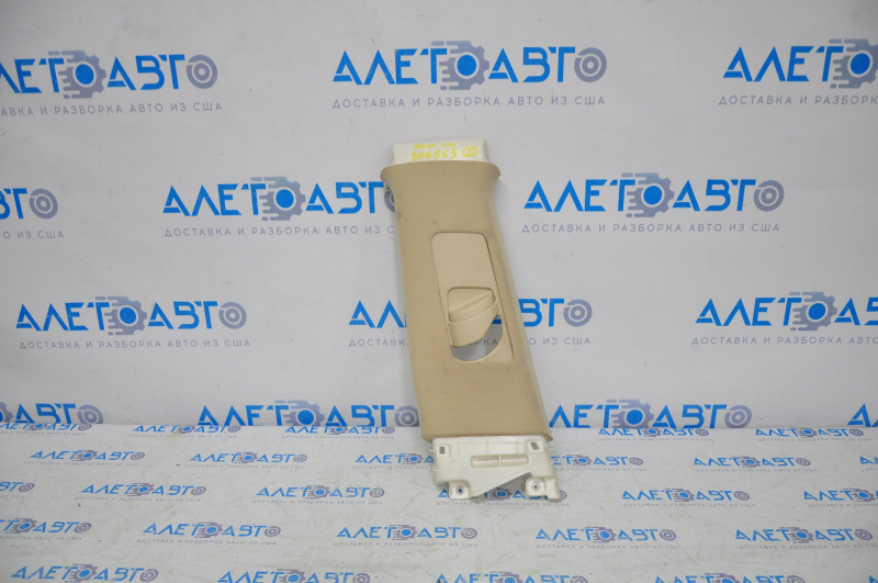 Upper center pillar trim belt left Lexus RX350 RX450h 10-14 beige, worn, for dry cleaning
