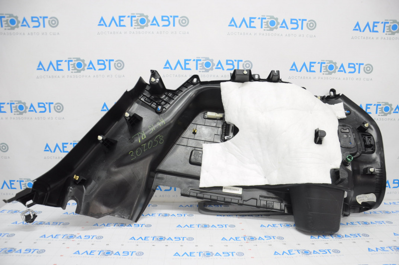 Left arch trim Jeep Cherokee KL 14-14 black for electric door, scratches