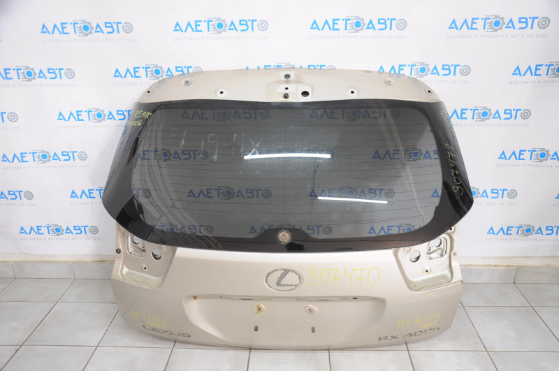 Boot door bare Lexus RX300 RX330 RX350 RX400h 04-09 gold 4R4, rust, bumps