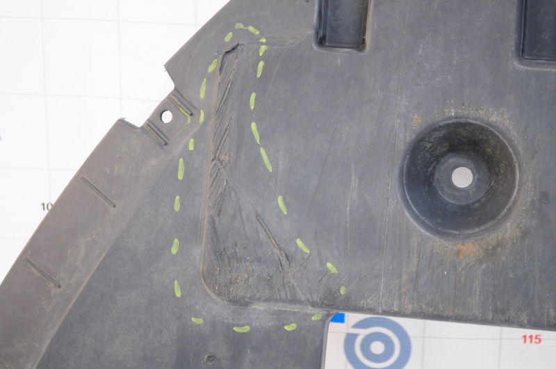 Front bumper protection Ford Fusion mk5 13-16 scratches