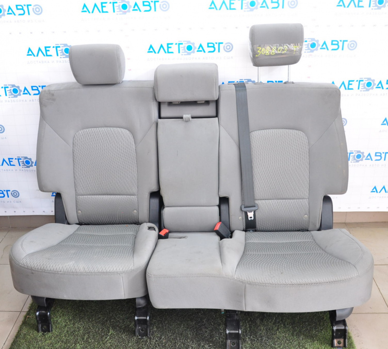 Rear row of seats 2nd row Hyundai Santa FE Sport 13-16 pre-restyling, gray cloth, dry-cleanable