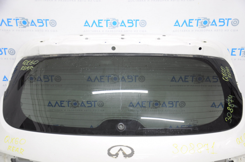 Rear glass of the trunk door Infiniti JX35 QX60 16-20 rest, tinted