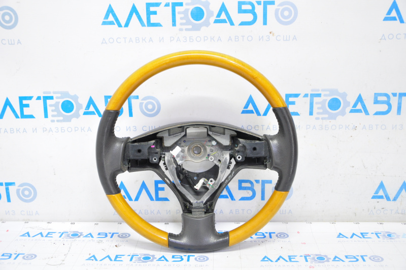 Naked steering wheel Lexus RX330 RX350 04-09 gray leather, with wood
