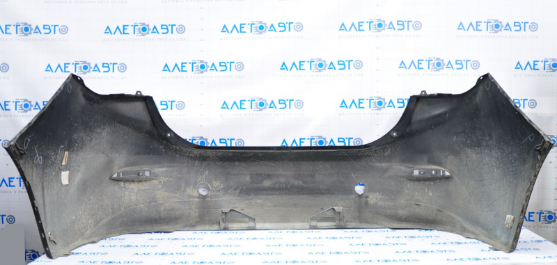 Rear bumper bare Mazda 3 14-18 BM scratches, painted, cracked mount