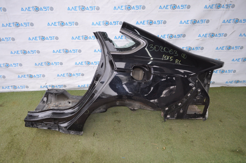 Quarter wing rear left Ford Fusion mk5 13-20 black, pokes