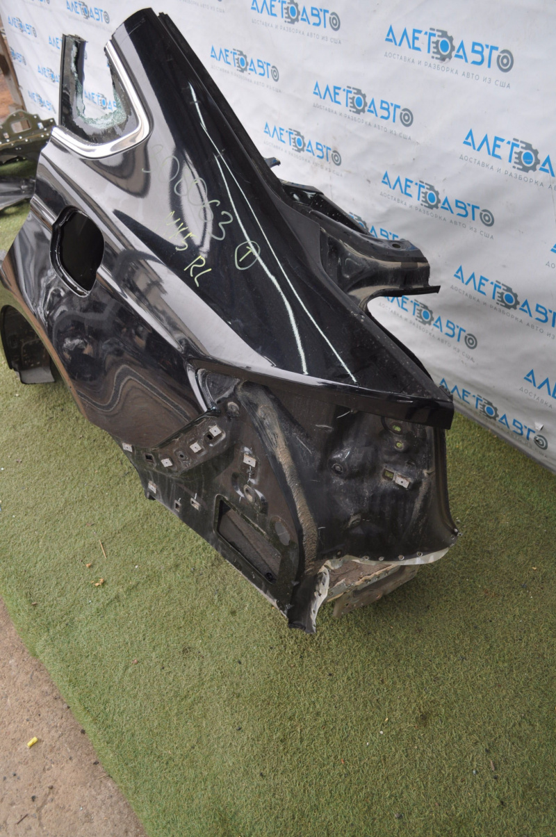 Quarter wing rear left Ford Fusion mk5 13-20 black, pokes