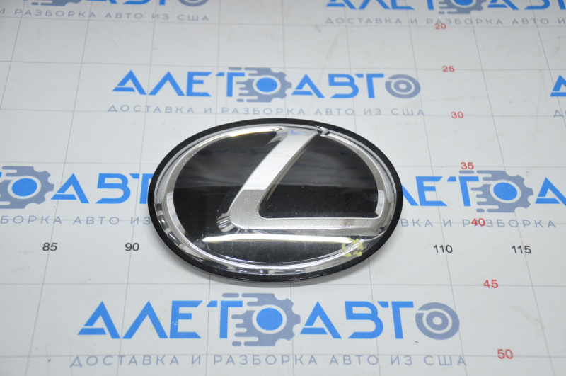 Emblem grille radiator grill Lexus ES350 13-18 black, chipped, loose fasteners