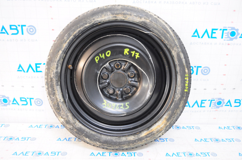 Spare tire space saver Toyota Prius V 12-17 R17 135/70 5*114.3