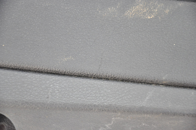 Door trim card front left VW CC 08-12 black with beige insert leather, armrest leather beige, molding gray, scratches