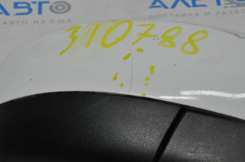 Right side mirror complete Ford Escape MK3 13-16 prerest 3 pins, white, crack