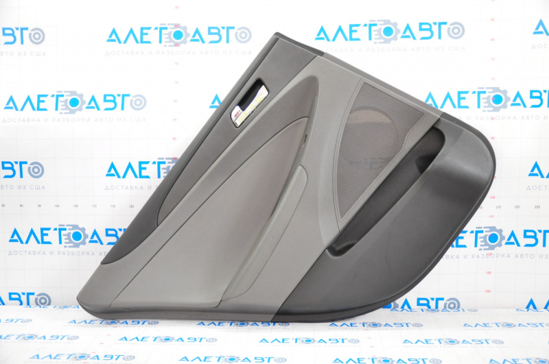 Door trim card rear left Hyundai Sonata 11-12 gray leather, scratch
