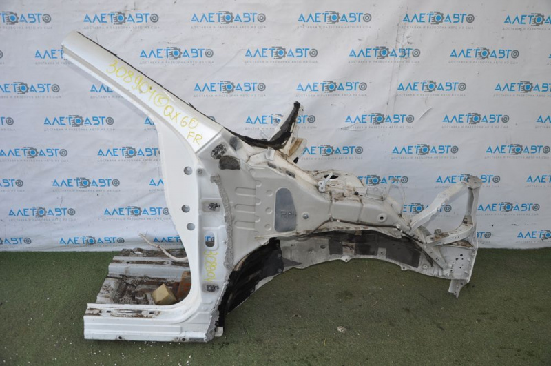 Front right quarter Infiniti JX35 QX60 13-white
