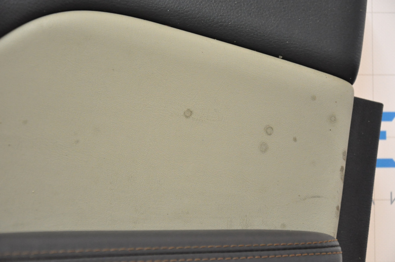 Door trim card front right Jeep Cherokee KL 14-18 black with beige insert, for cleaning