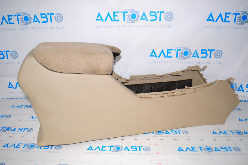 Central console armrest Honda Accord 13-14 velour beige, dry-cleanable
