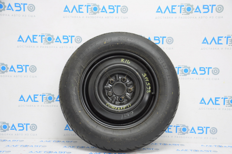 Spare tire Jeep Compass 11-16 R16 155/90