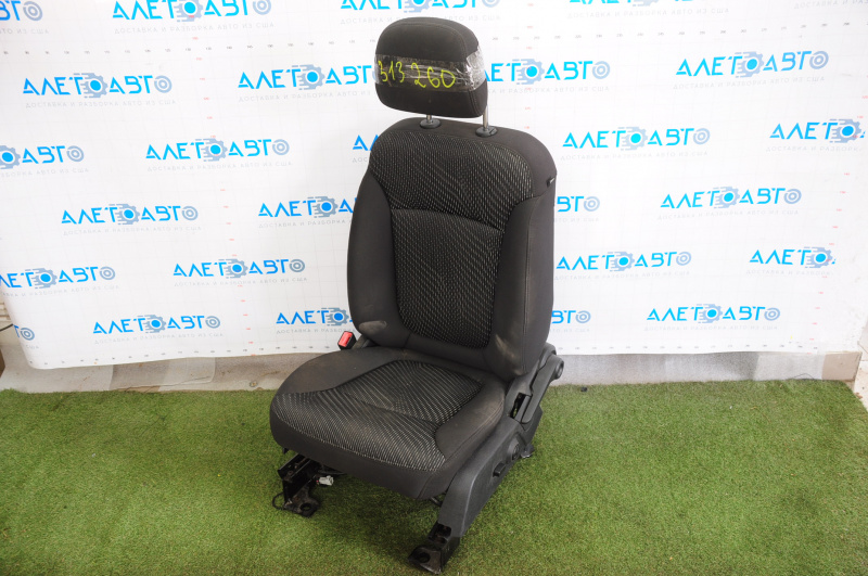 Driver's seat Dodge Journey 11-20 without airbag, mech+elektro, cloth black