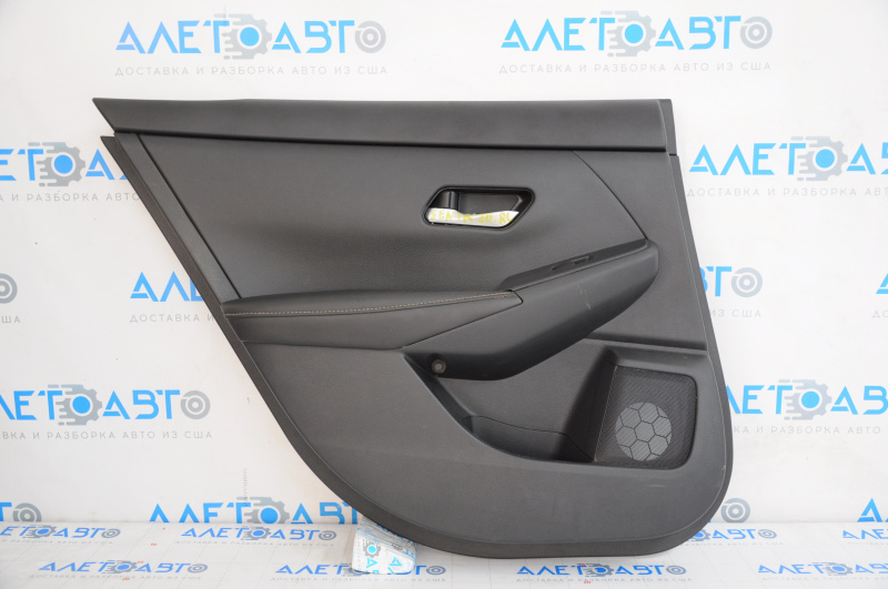 Door trim card rear left Nissan Sentra 20-23 leather black