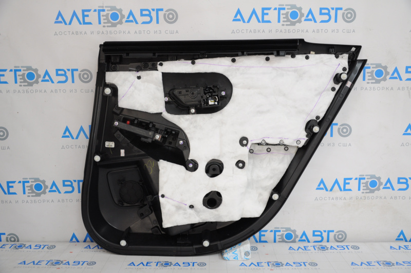 Door trim card rear left Nissan Sentra 20-23 leather black