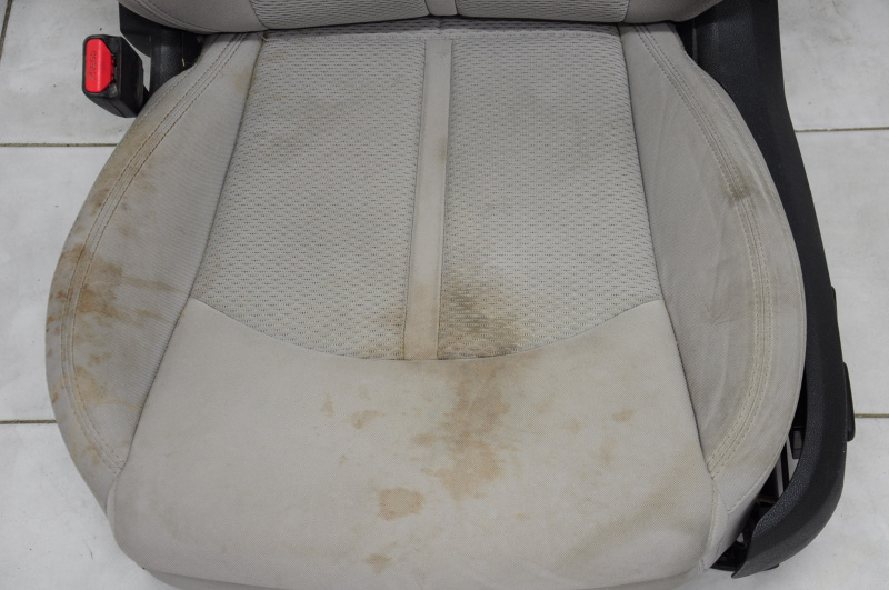 Driver's seat Hyundai Sonata 15-19 without airbag, electric, cloth gray, scratch, under chemical