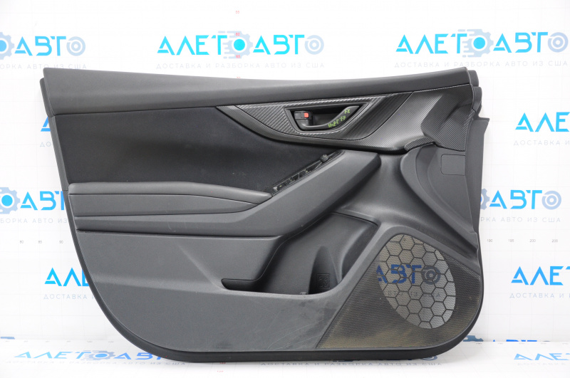 Door trim card front left Subaru Impreza 17-23 GK black