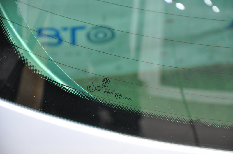 Naked trunk door with glass VW Tiguan 09-18 silver LR7L pokes