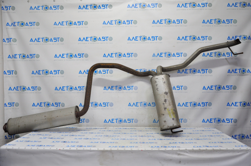 Muffler rear part barrel Chevrolet Cruze 11-16 rusty